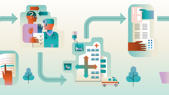 Infografik: Von der Klinikwahl bis zum Entlassungsgespräch: Was Sie rund um einen Aufenthalt im Krankenhaus bedenken sollten